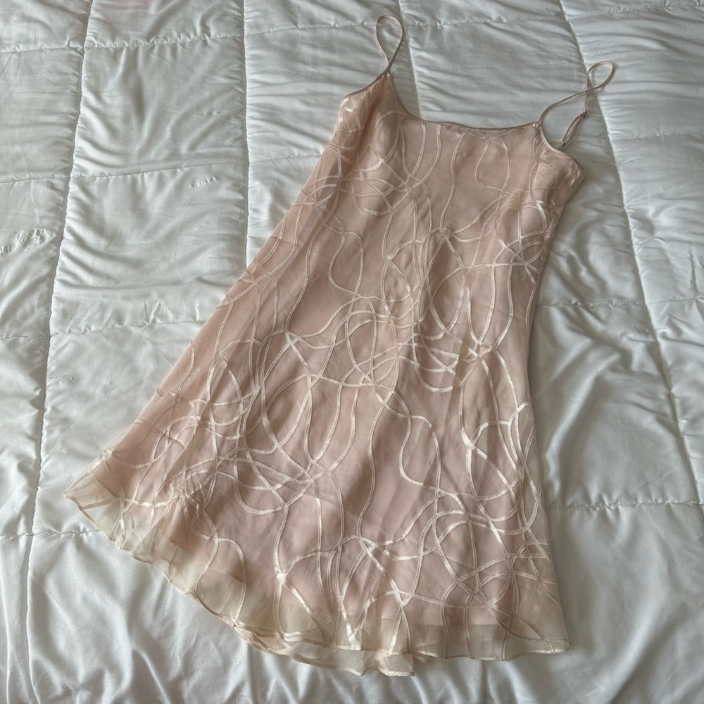 Schweitzer Linen Blush Slip Dress